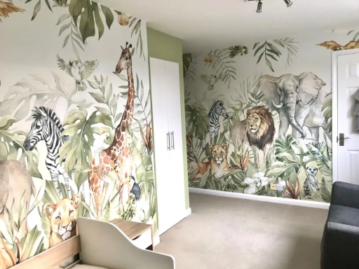 Full Redecoration Of A Childs Bedroom Welcome To The Jungle 11 Medium