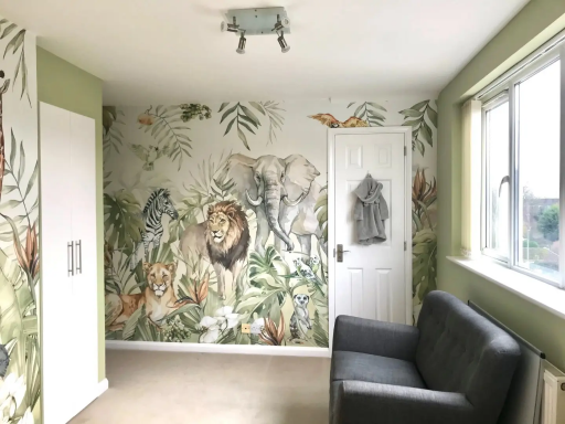 Full Redecoration Of A Childs Bedroom Welcome To The Jungle 12 Medium